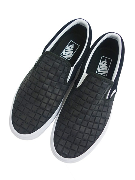 VANS Classic Slip-On (SUEDE CHECKERS) BLACK