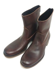 C DIEM S21M Vaqueta back zip boots BROWN