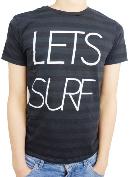 Rolland Berry LET'S SURF TIGHT FIT BLACK STRIPE