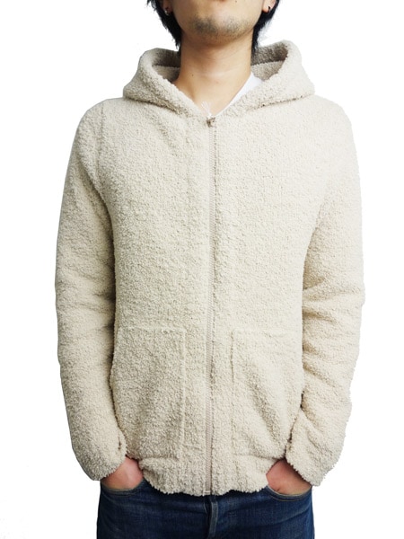 Toecutter BABYHAIR ZIP UP HOODIE BEIGE
