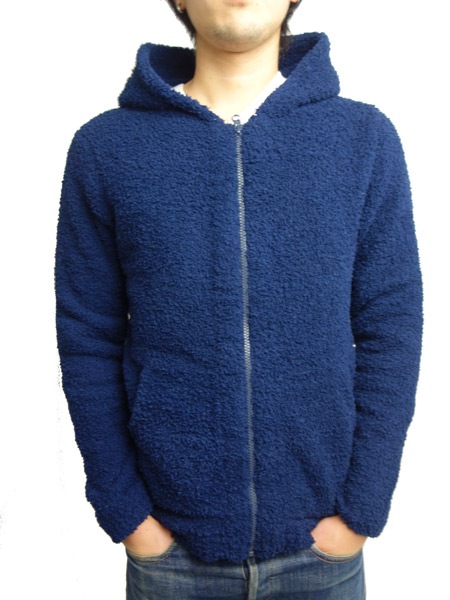 Toecutter BABYHAIR ZIP UP HOODIE NAVY