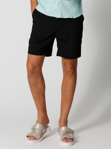 wjk baker shorts black