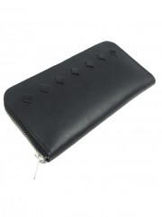 HTC BLACK ZIPPER LARGE FLAT DIAMOND BLACK