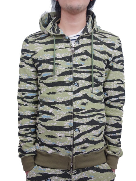 AKM  ZIP PARKA 【TIGER CAMO】 KHAKI CAMO