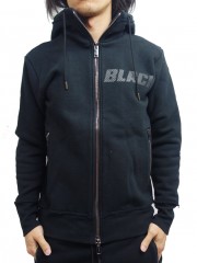 junhashimoto COLOR PRINT PARKA BLACK