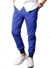 junhashimoto RIB PANTS BLUE