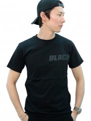 junhashimoto COLOR PRINT TEE BLACK