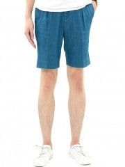 junhashimoto 2TUCK SHORTS BLUE