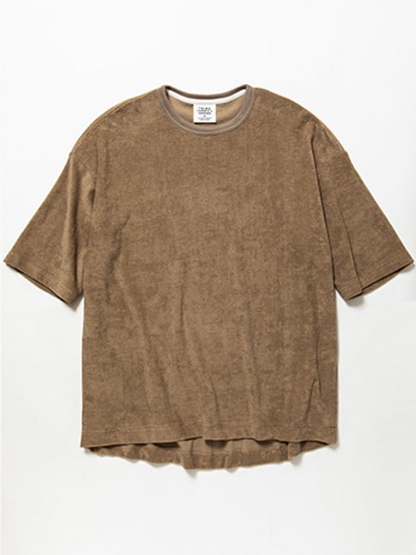 THING FABRICS Relax T-shirt KHAKI BEIGE