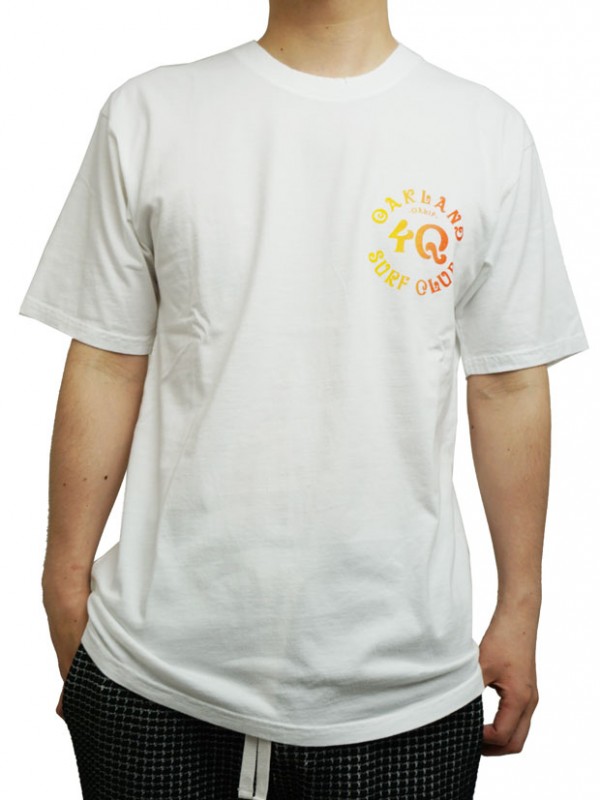 Oakland Surf Club x 4Q  Tee WHITE/GRADIENT