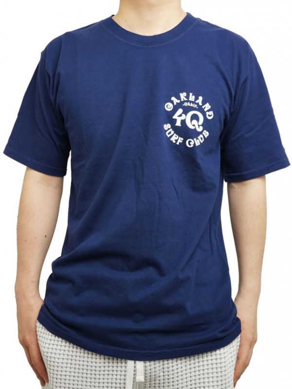 Oakland Surf Club x 4Q  Tee NAVY