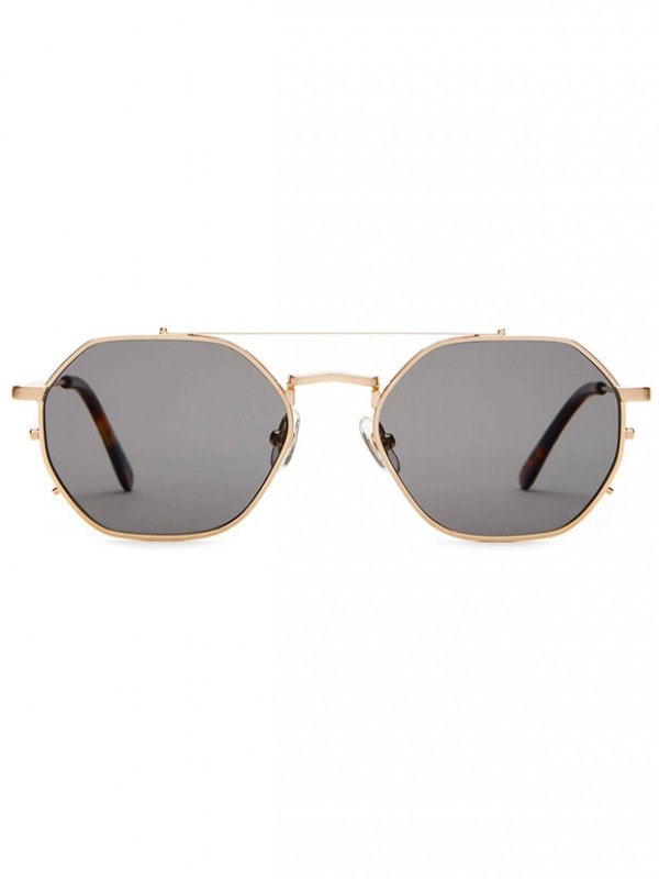 CRAP eyewear The Jazz Safari Brushed Gold & Dark Tortoise / Polarized Grey