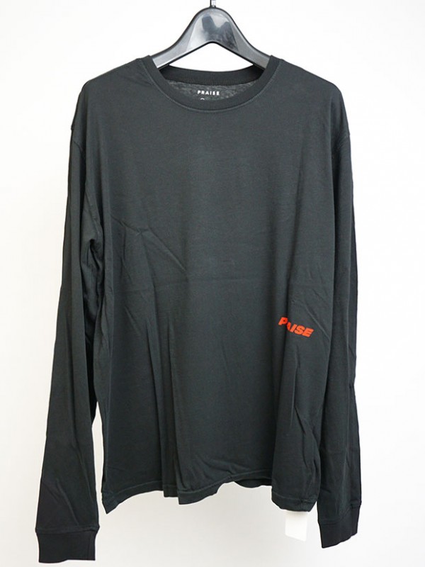 PRAISE. CORE L/S TOP (W/Graphics) BLACK
