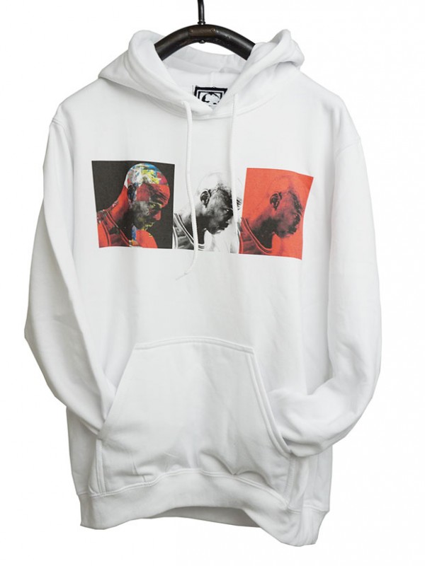 Rolland Berry LEGEND3 pull over hoodie WHITE