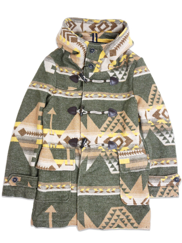 FRONTSTREET8 Blanket Duffle Coat -Chimayo- KHAKI