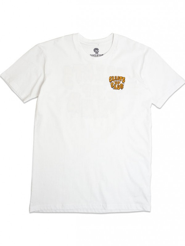 CLEATS UP CLUB SLIME TEE WHITE