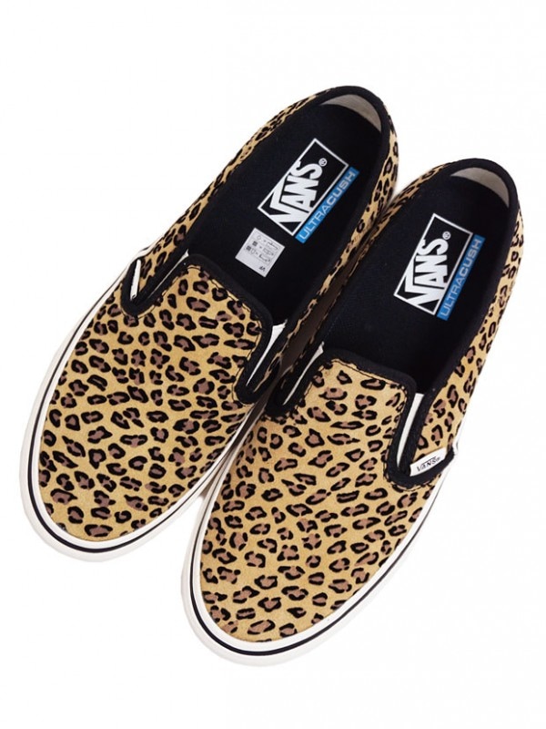 VANS  SLIP-ON SF (MINI LEOPARD) SUEDE/MARSHMALLOW