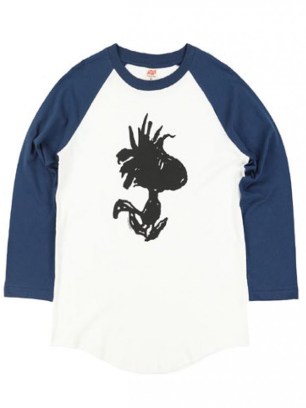 TSPTR RAGLAN TEE ANY ROAD WHITE/NAVY