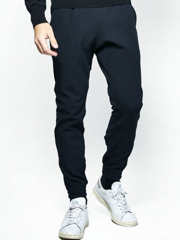 junhashimoto KNITTING EASY PANTS BLACK