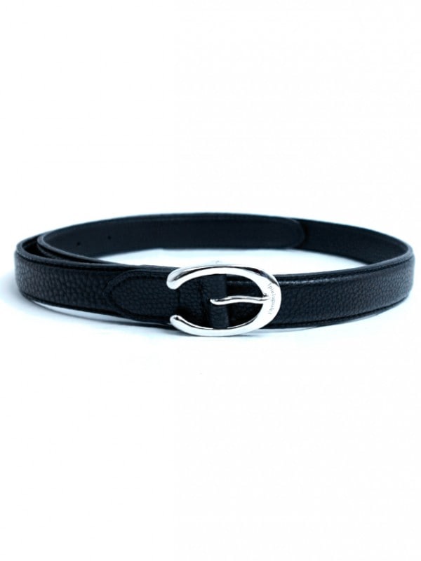 1PIU1UGUALE3  COW BELT 25mm C-BUCKLE / BLACK