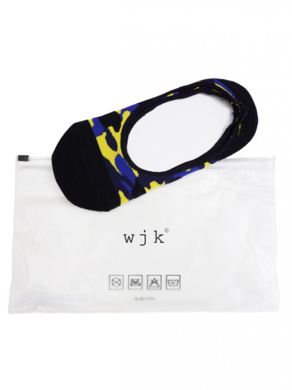 wjk FOOT COVER (sox) / blue_yellowcamo