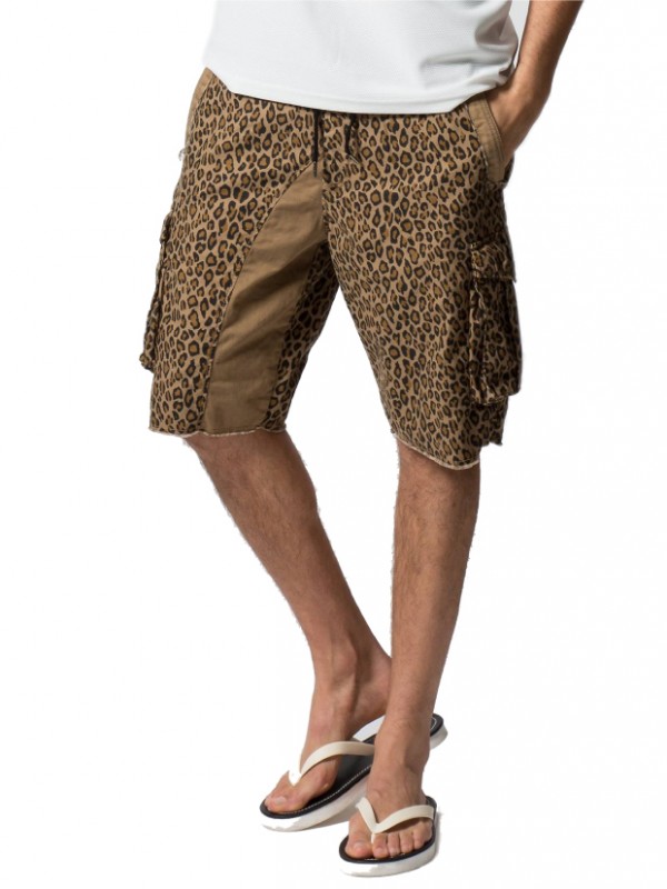 wjk EASY CARGO SHORTS / LEOPARD