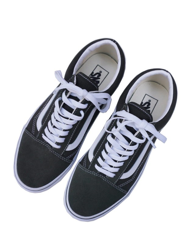 VANS ANAHEIM FACTORY OLD SKOOL FOREST NIGHT / WHITE