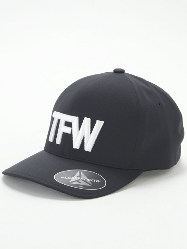 TFW49 6 PANEL CAP/ BLACK×WHITE