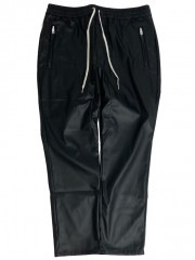 WILLIAMSBURG &CO. SYNTHETIC LEATHER PANTS / BLACK