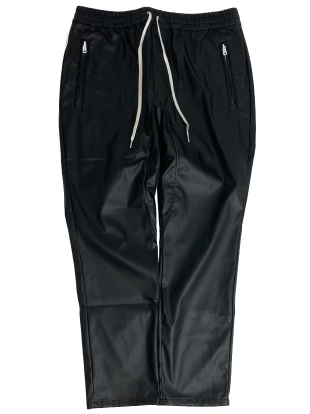WILLIAMSBURG &CO. SYNTHETIC LEATHER PANTS / BLACK