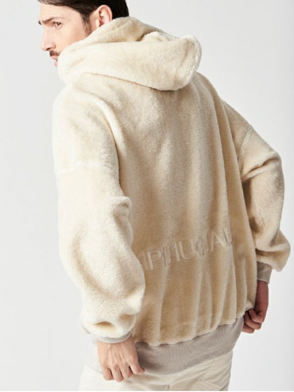 1PIU1UGUALE3 DROP SHOULDER PO PARKA / OFF WHITE