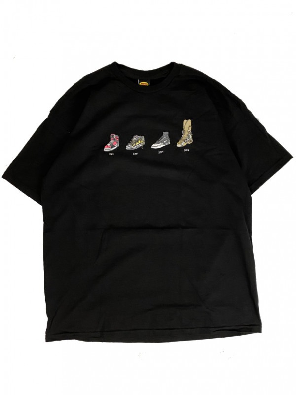 BROTHER MERLE SHOES S/S C TEE / BLACK