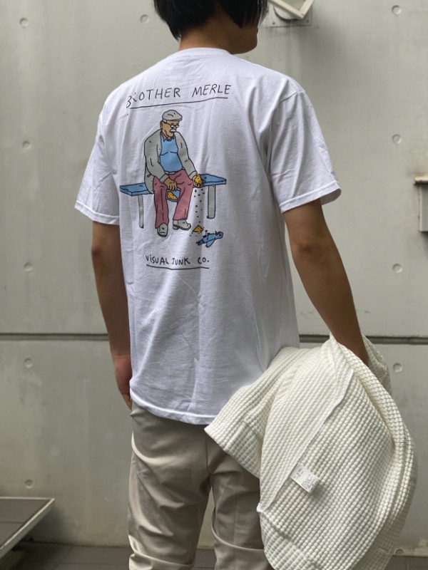 BROTHER MERLEDEAD S/S C TEE / WHITE