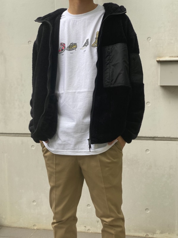 BROTHER MERLE SHOES L/S C TEE / WHITE