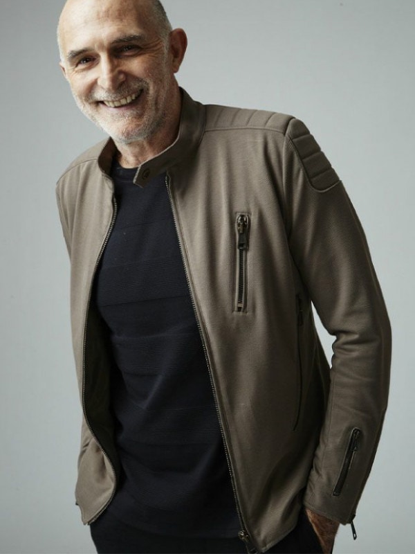 1PIU1UGUALE3 MOTO RIDERS / GRAY BEIGE