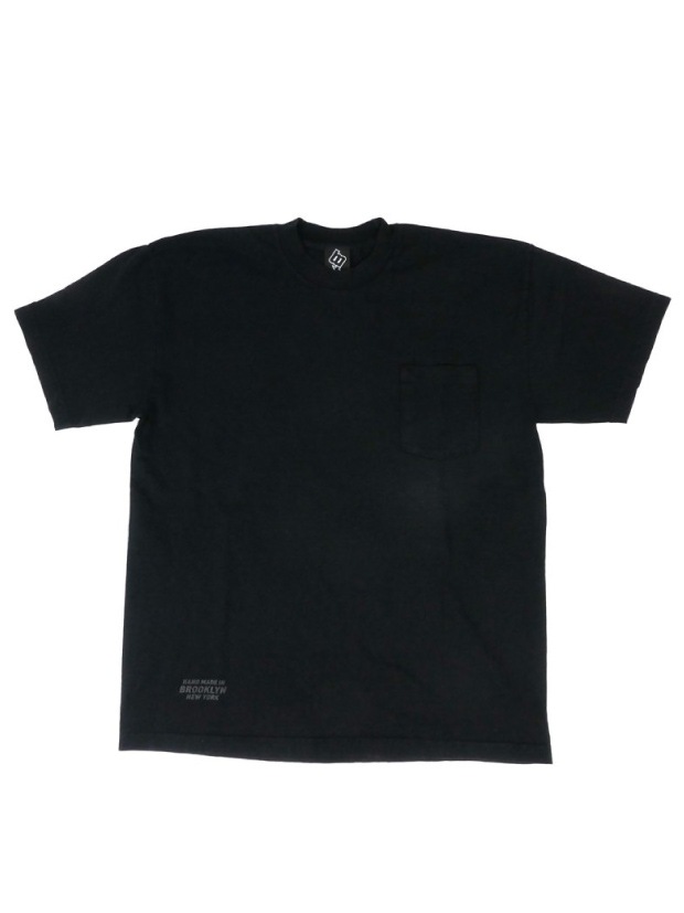 BROOKLYN MACHINE WORKS - BROOKLYN POCKET TEE / BLACK