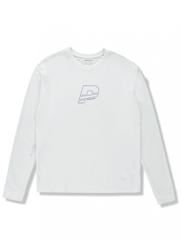 PRAISE RAZ0R L/S TEE / WHITE