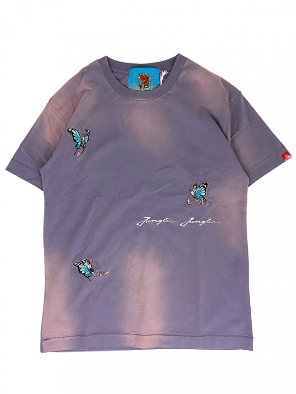 JUNGLES BUTTEFLY GUY  T S/S / PURPLE