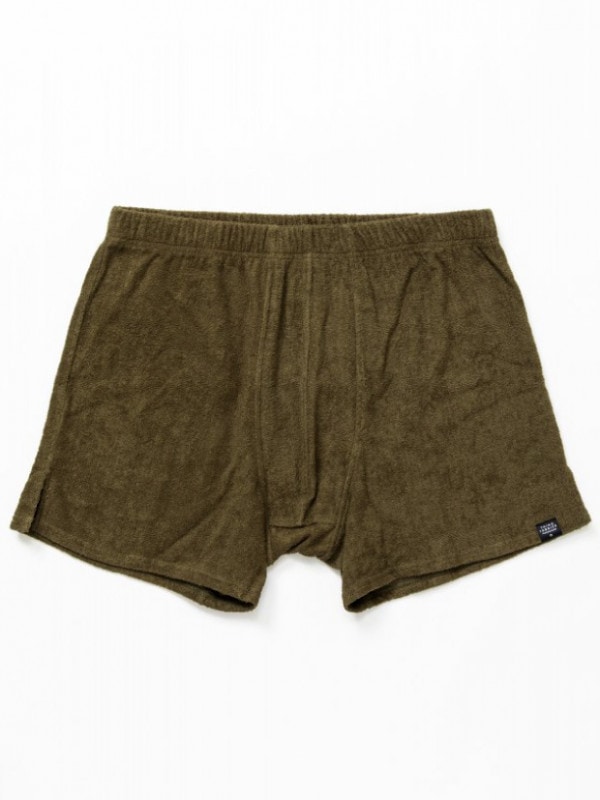 THING FABRICS PILE BOXER PANTS / KHAKI