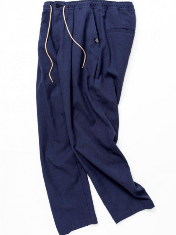 THING FABRICS CROPPED PANT / NAVY