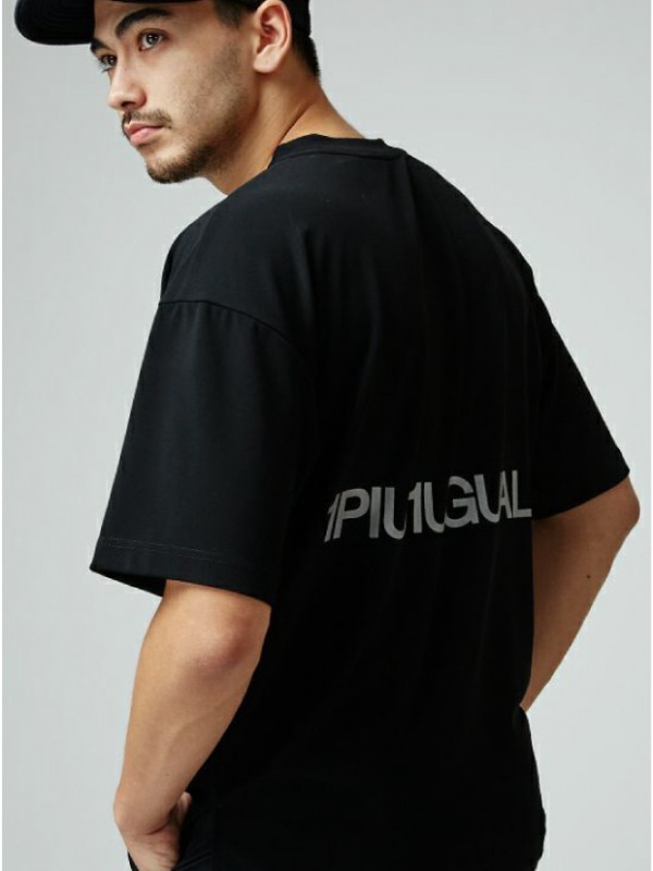 1PIU1UGUALE3 BIG CREW / REFLECTOR PRINT［BLACK］