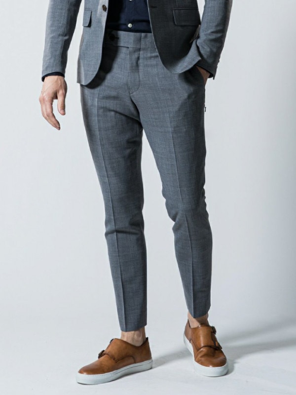 wjk washable suits(PT) / GREY