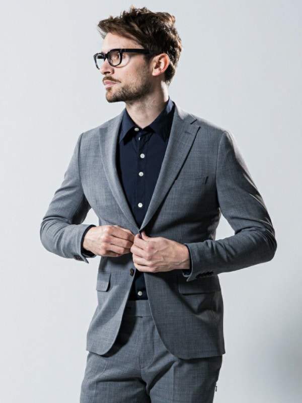 wjk washable suits(JKT) / GREY