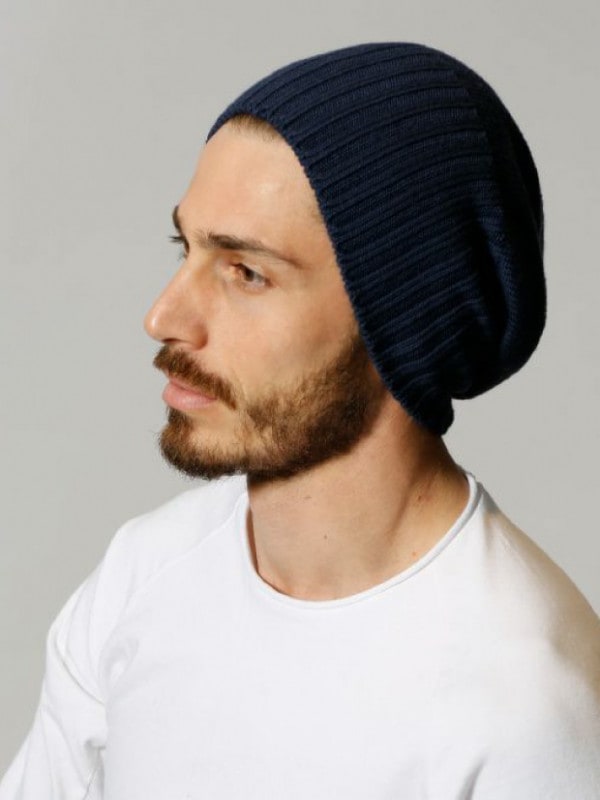 wjk 2-way knit cap / NAVY