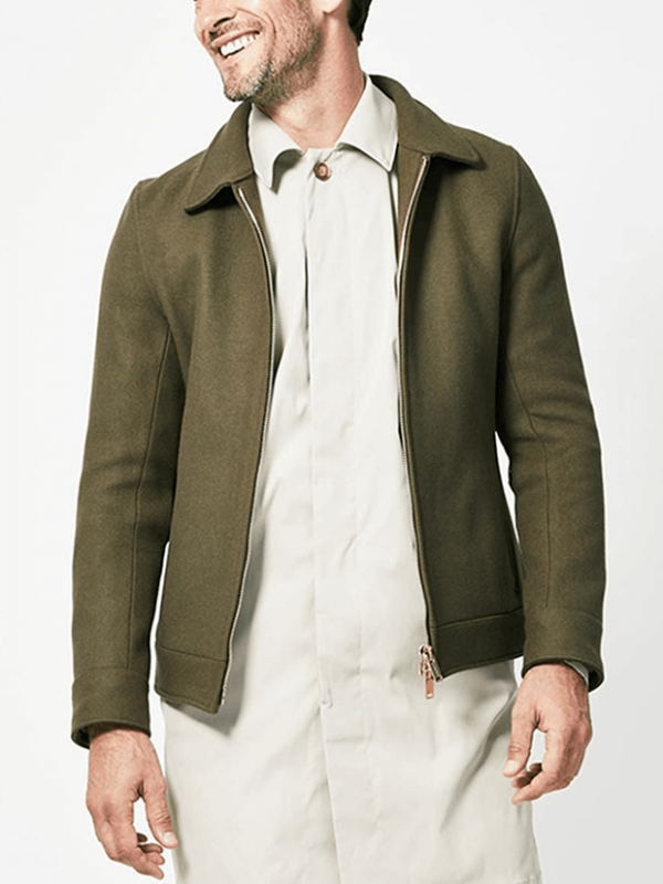 junhashimoto B03 ZIP BLOUSON / KHAKI