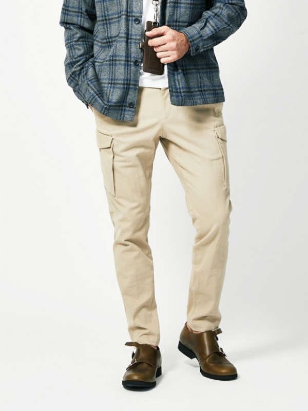 junhashimoto P06 ORIGAMI PANTS / BEIGE