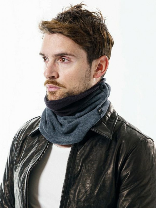 wjk neck gaiter with mask cover / CHARCOAL