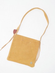 HTC SUEDE 2WAY BAG FLOWER TQ / L.BROWN
