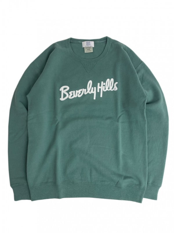 CALIFOLKS Crew Sweat BEVERLY HILLS / Drive Green