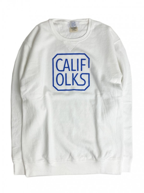 CALIFOLKS Crew Sweat LOGO / WHITE